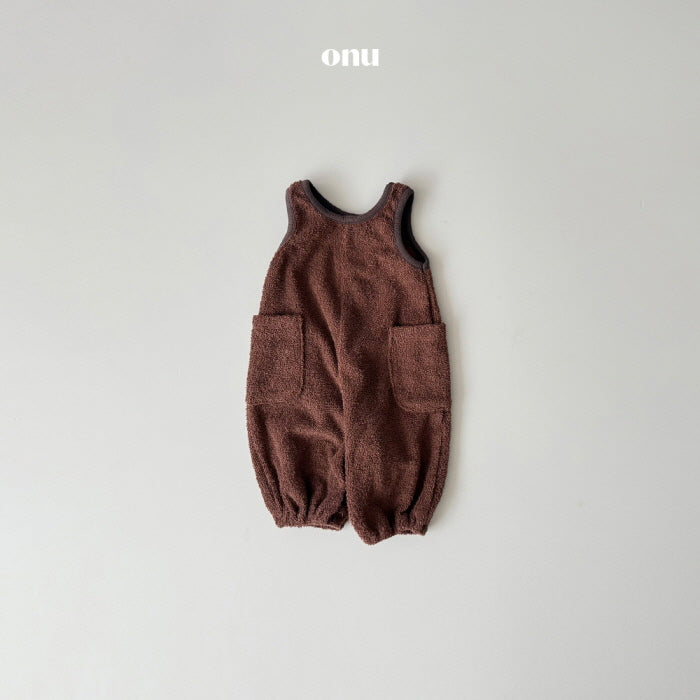 [BABY] Terry cloth overalls