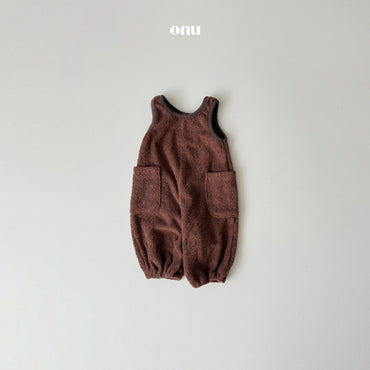 [BABY] Terry cloth overalls