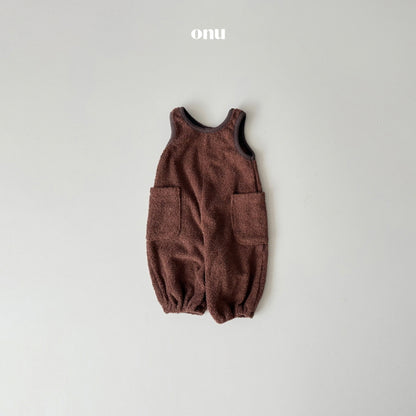 [BABY] Terry cloth overalls