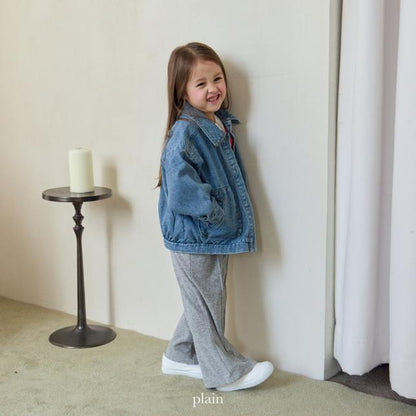 [KIDS] Rounded Denim Jacket