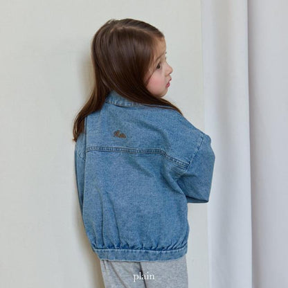 [KIDS] Rounded Denim Jacket