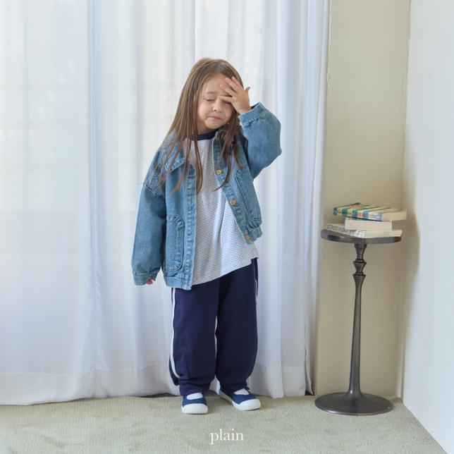 [KIDS] Rounded Denim Jacket