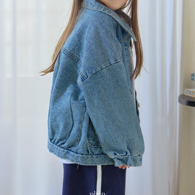 [KIDS] Rounded Denim Jacket