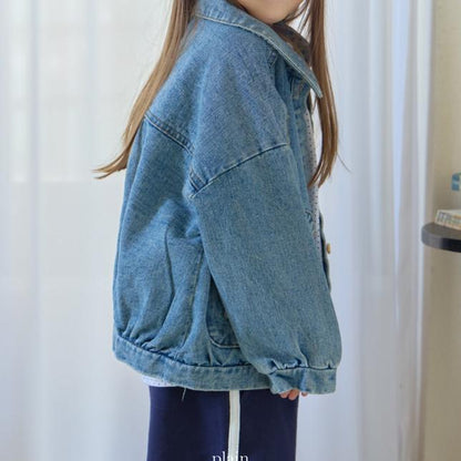 [KIDS] Rounded Denim Jacket