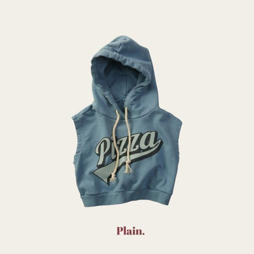 [KIDS] Pizza Hoodie Vest