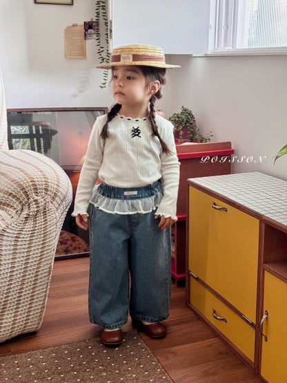 [JUNIOR] Mellow Ribbon Tee