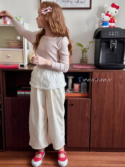 [JUNIOR] Blanc Lace Tee