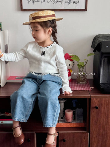 [KIDS] Chouchou Lace Denim