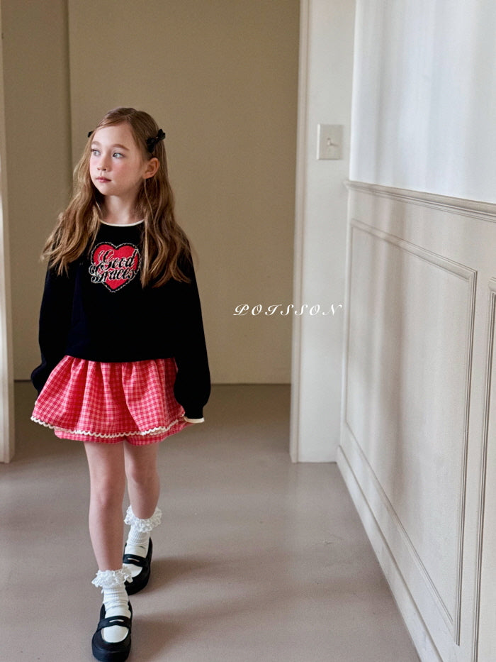 [JUNIOR] Merry Checked Skort