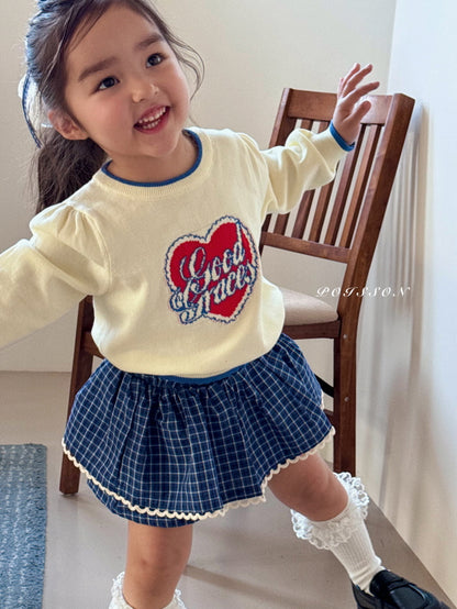 [JUNIOR] Merry Checked Skort