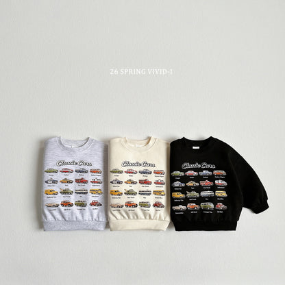 [KIDS] Mini Car Sweatshirt