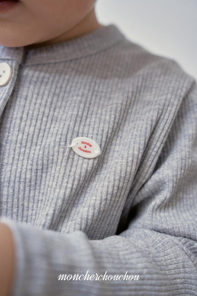 [BABY/KIDS] Ribbed Top & Bottom Set