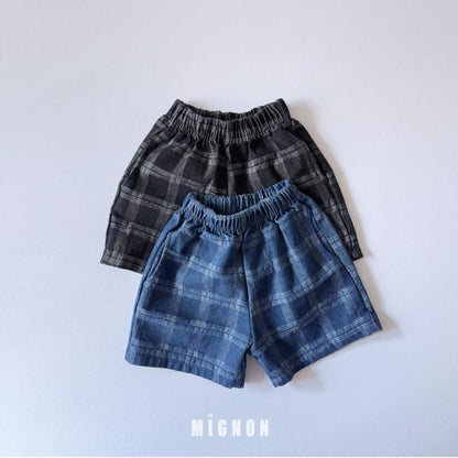 [KIDS] Check denim pants