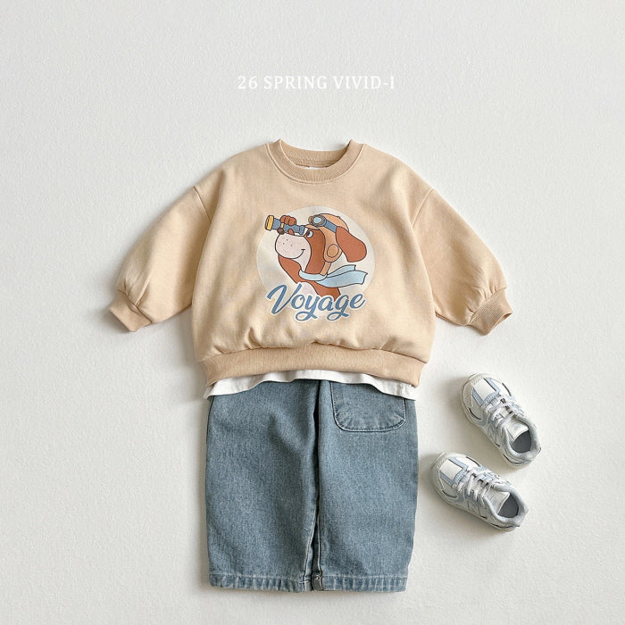 [KIDS] Vintage Dog Sweatshirt
