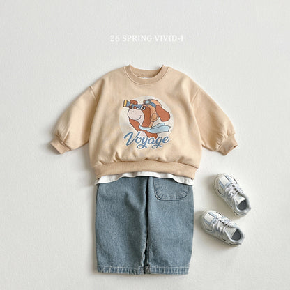 [KIDS] Vintage Dog Sweatshirt