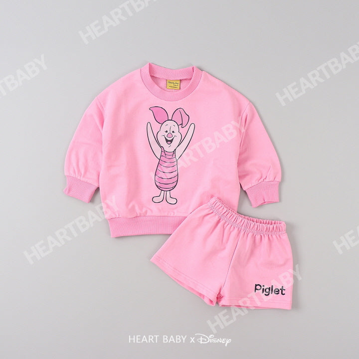 [KIDS] Pooh & Friends Top and Shorts Set