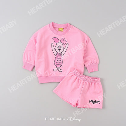 [KIDS] Pooh & Friends Top and Shorts Set