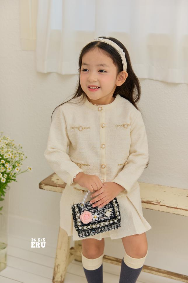 [KIDS] Tweed Two-Piece Set