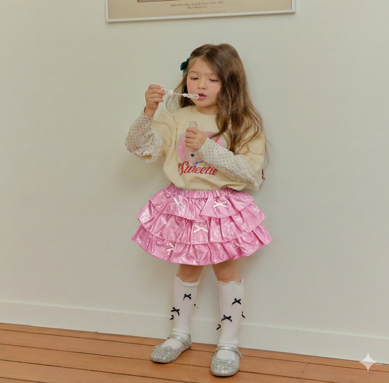 [KIDS] Pink bling skirt