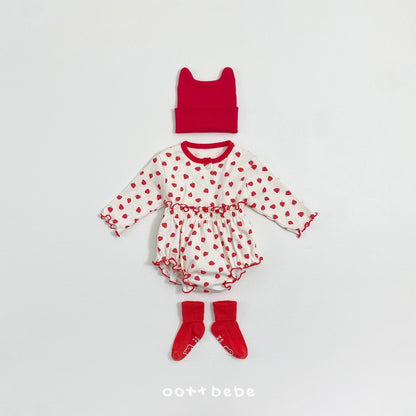 [BABY] Strawberry Sand Bloomer Set