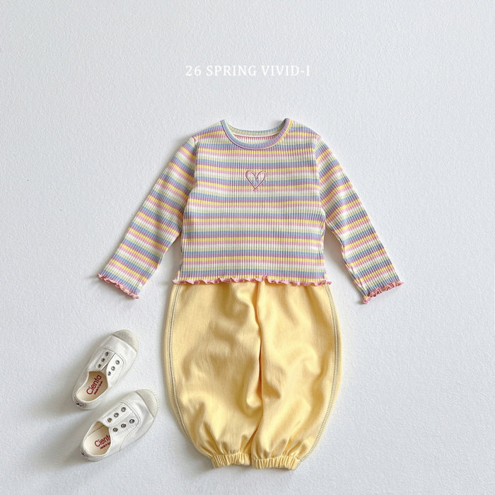 [KIDS] Rib-Trim Pocket Jogger Pants