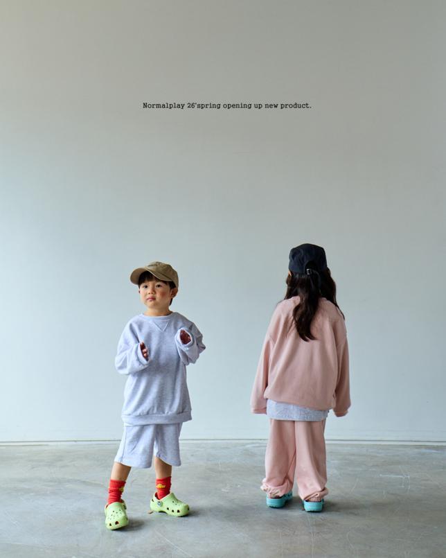 [JUNIOR] Soft sweat top & bottom set