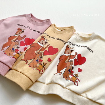 [KIDS] Heart Bear Sweatshirt