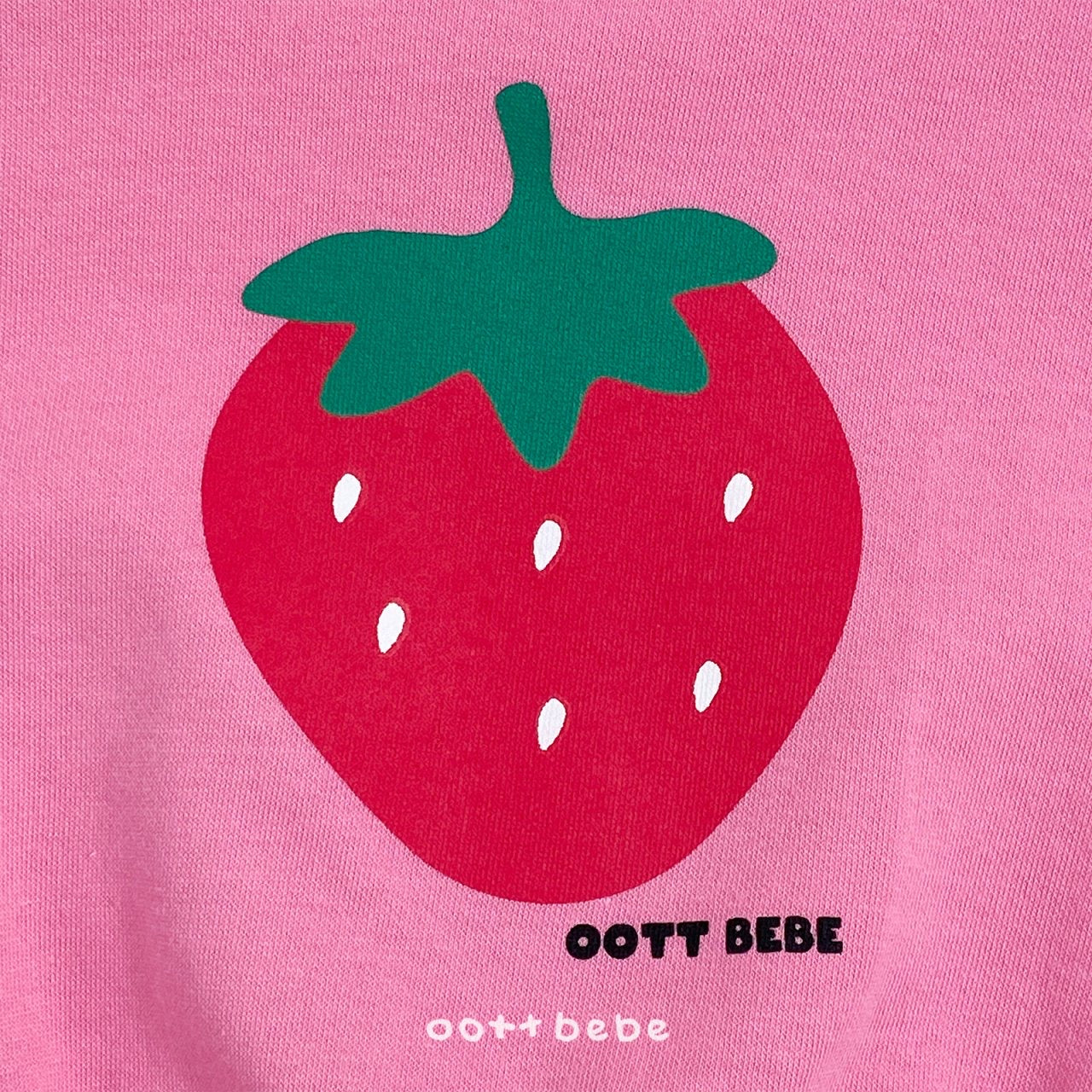 [KIDS] Strawberry-jam Top & Bottom Set