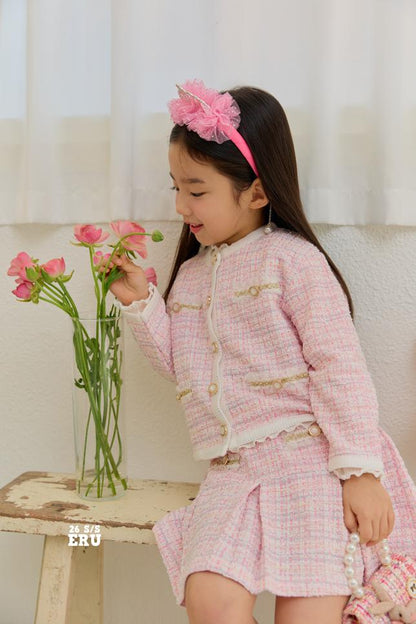 [KIDS] Tweed Two-Piece Set