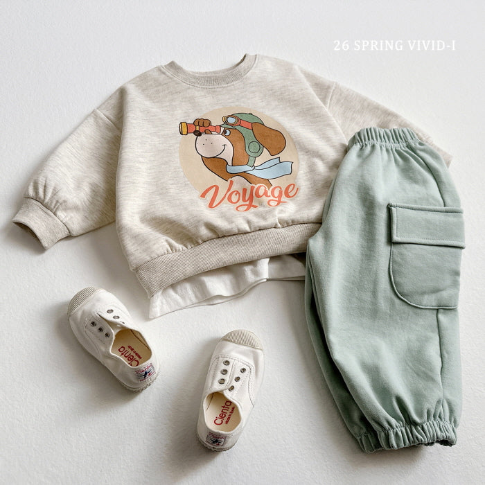 [KIDS] Vintage Dog Sweatshirt