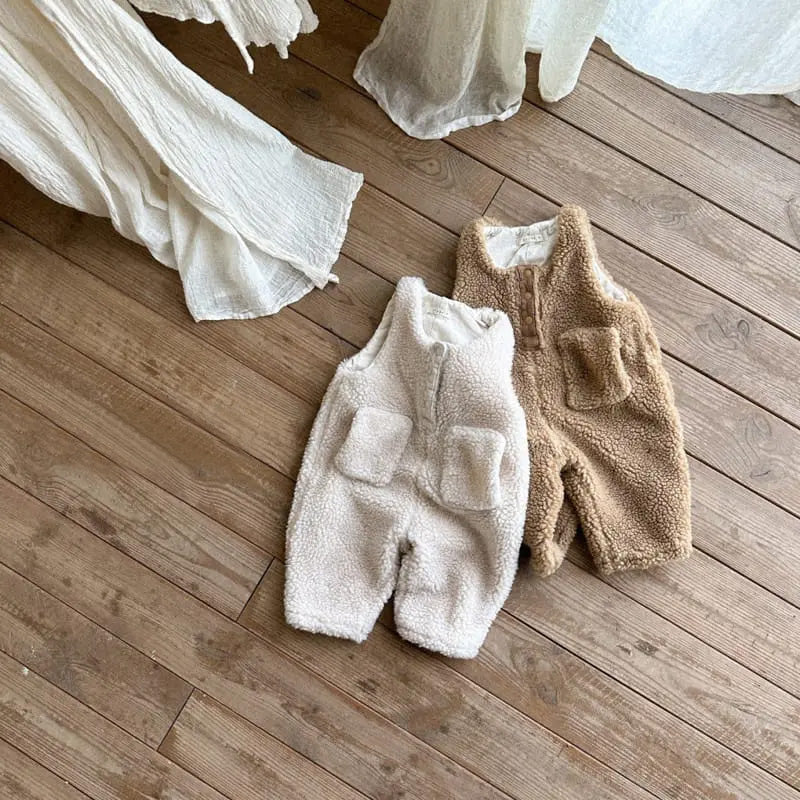 Creamy overalls