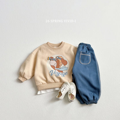[KIDS] Vintage Dog Sweatshirt
