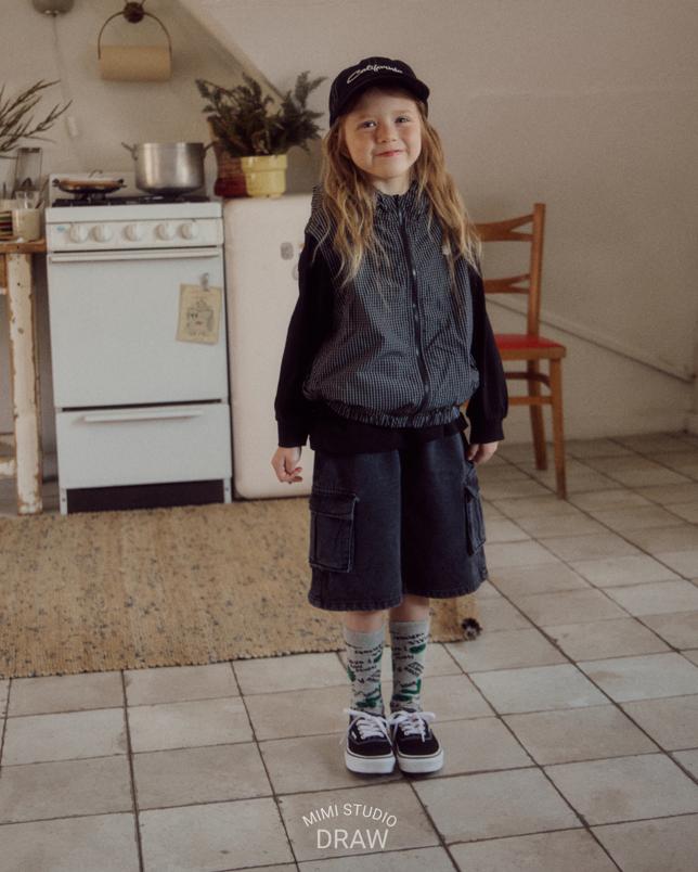 [KIDS] Cargo Denim Pants