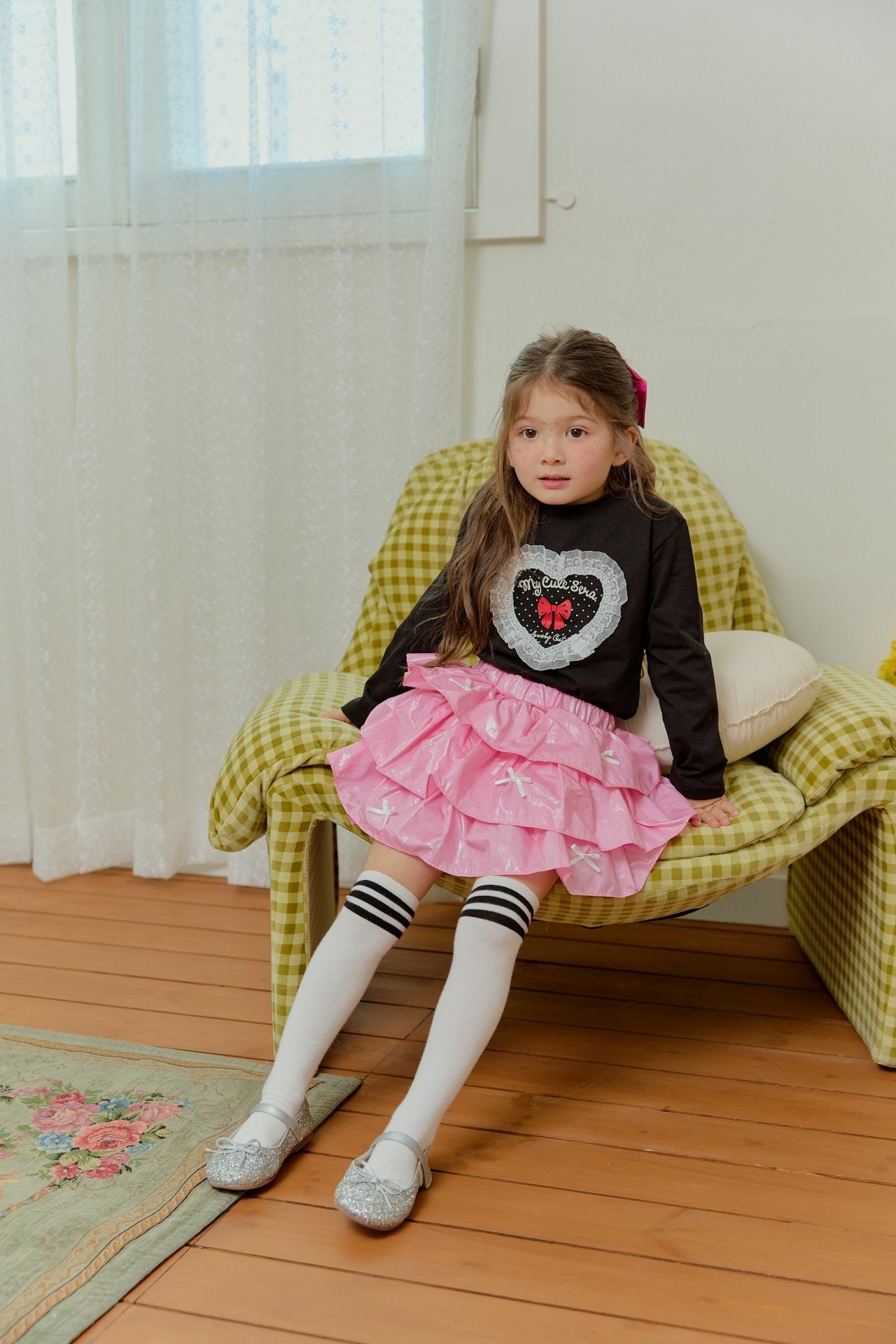 [KIDS] Pink bling skirt