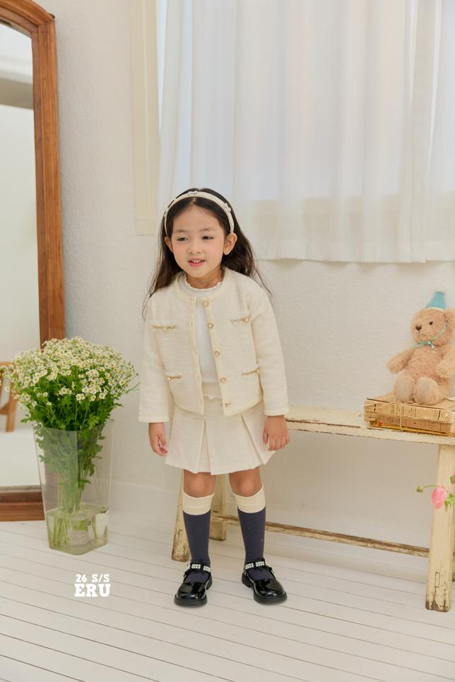 [KIDS] Tweed Two-Piece Set
