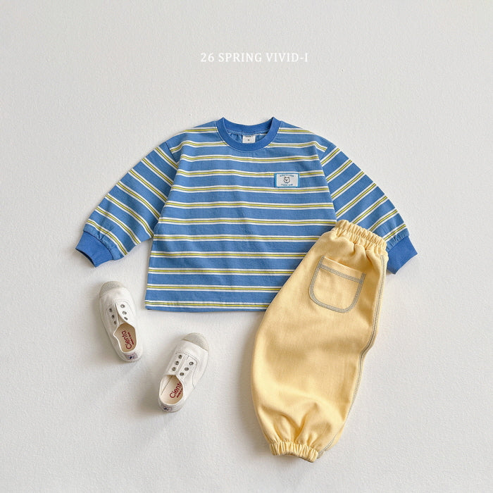 [KIDS] Rib-Trim Pocket Jogger Pants