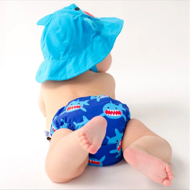 Swim diaper + sun hat sets