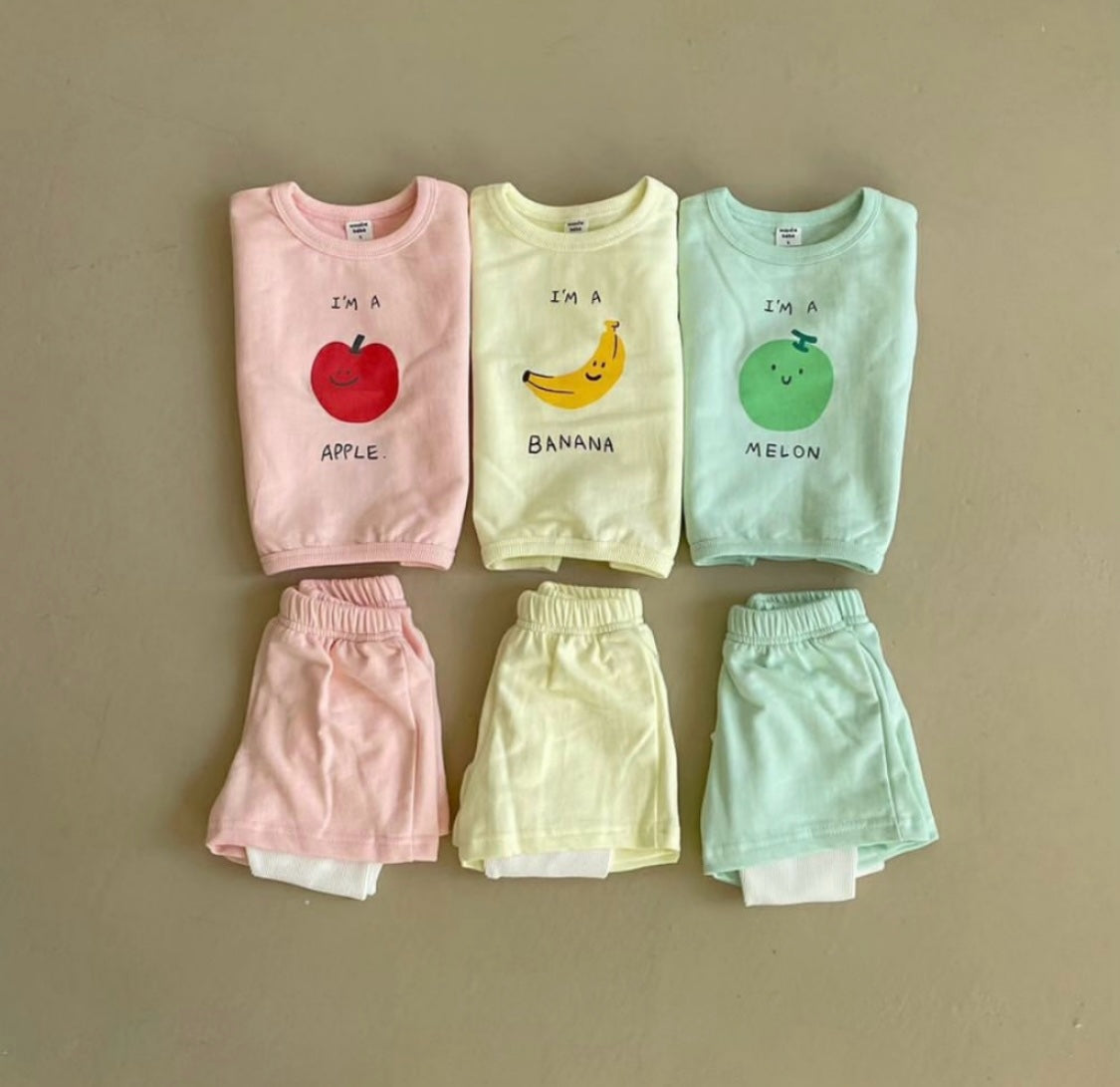 Fruit top & bottom set