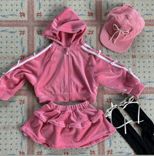 Lucky zip up & skirt set (Ball cap not included)