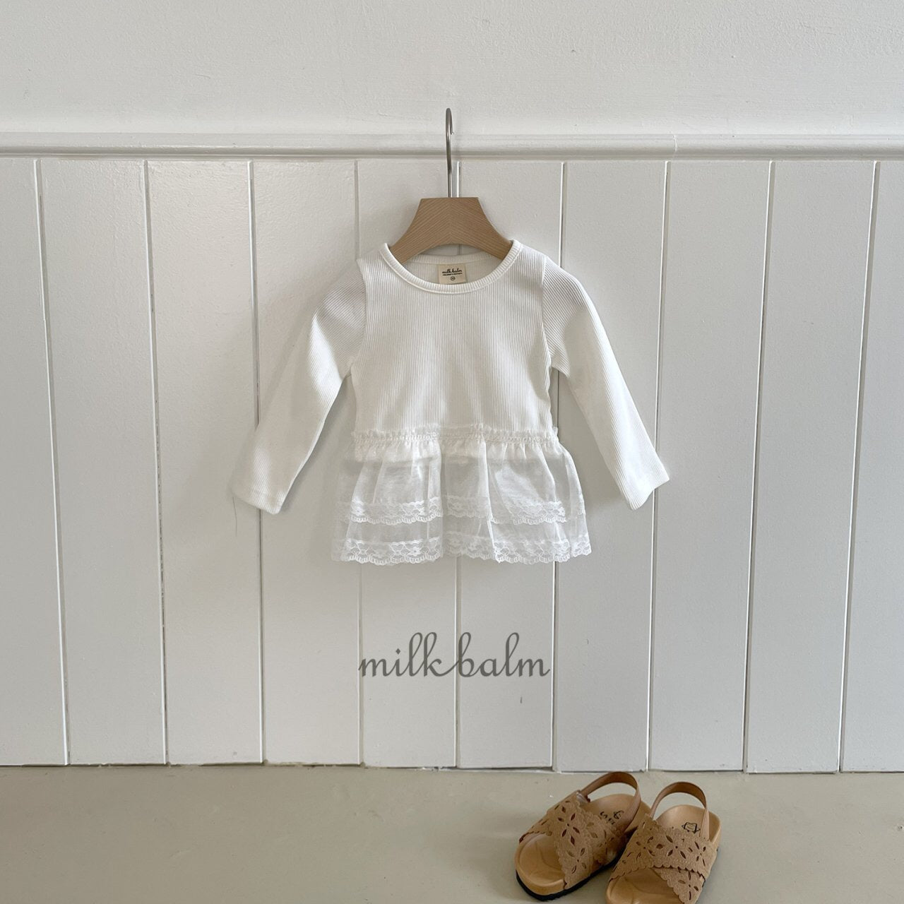 [KIDS] Lace Ripped T-Shirts