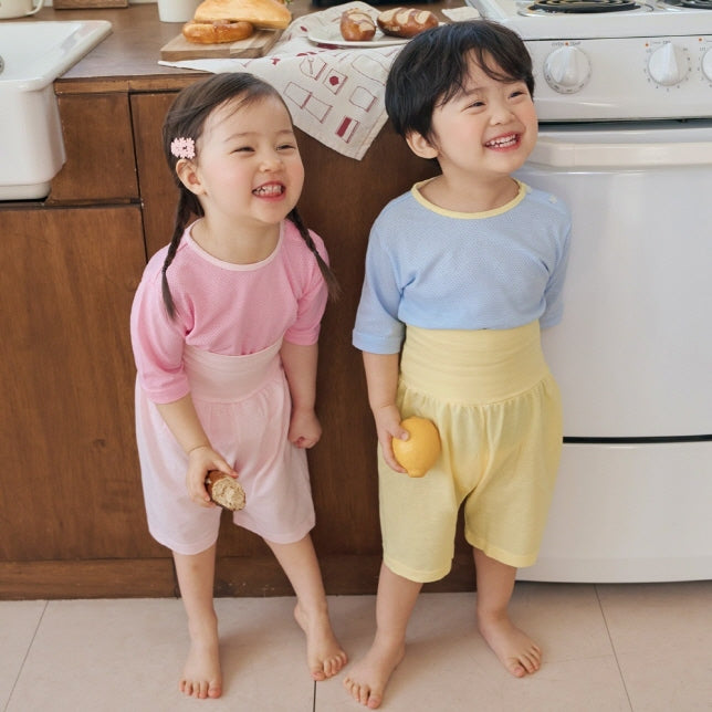 [KIDS] Mesh Anti-colic Loungewear Set