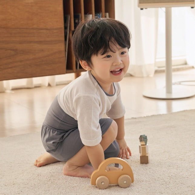 [KIDS] Mesh Anti-colic Loungewear Set