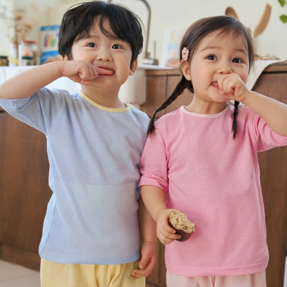 [KIDS] Mesh Anti-colic Loungewear Set