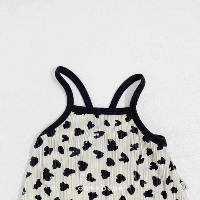 [BABY/KIDS/MOM] Leopard Pleats Mom / Overalls / Toddler Set