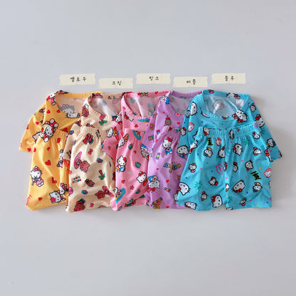 [FAMILY] Kitty Cool Mesh Pajamas