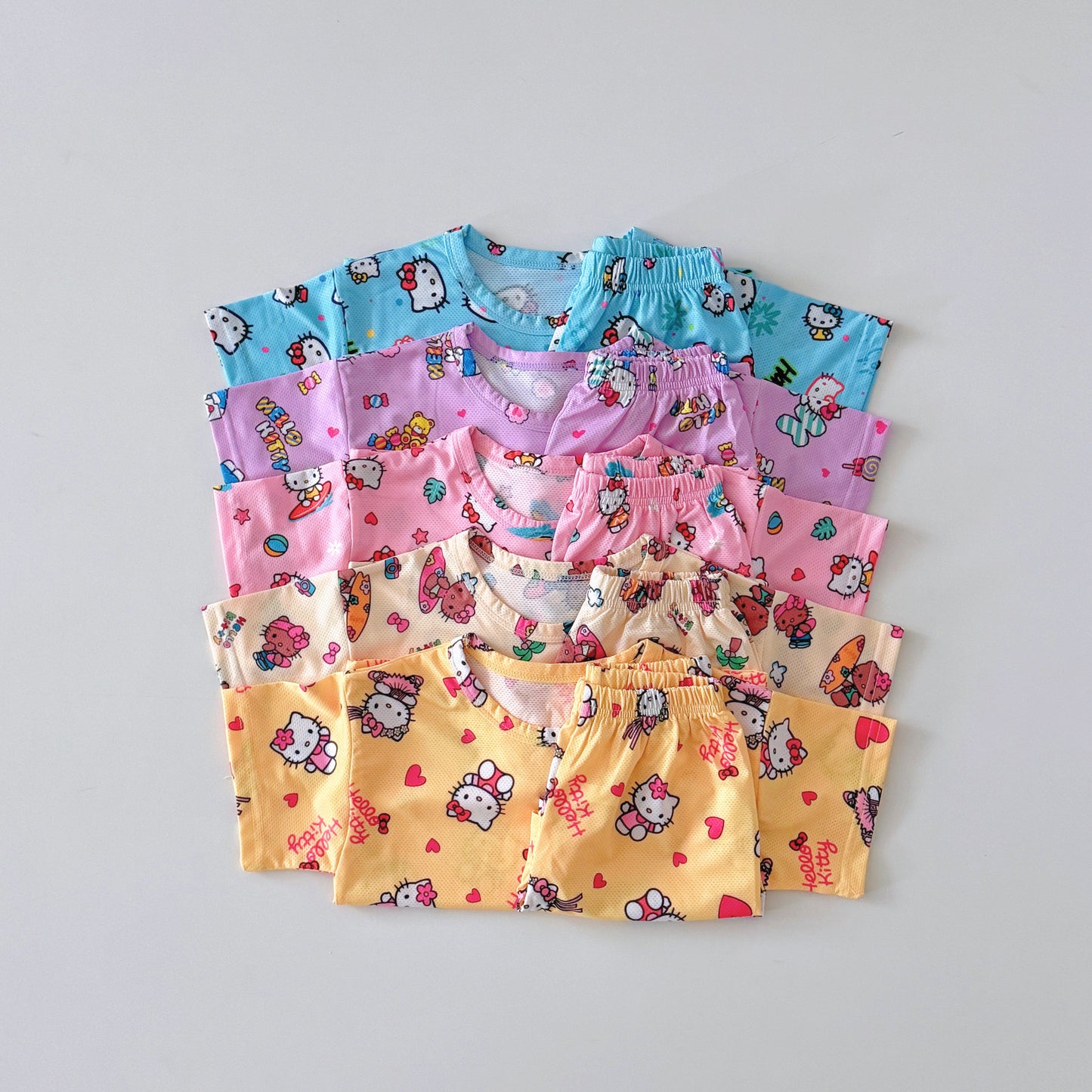 [FAMILY] Kitty Cool Mesh Pajamas
