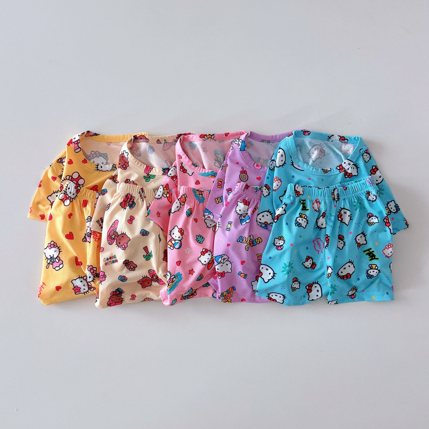 [FAMILY] Kitty Cool Mesh Pajamas