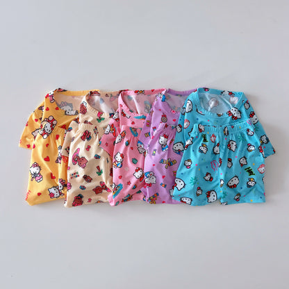 [FAMILY] Kitty Cool Mesh Pajamas