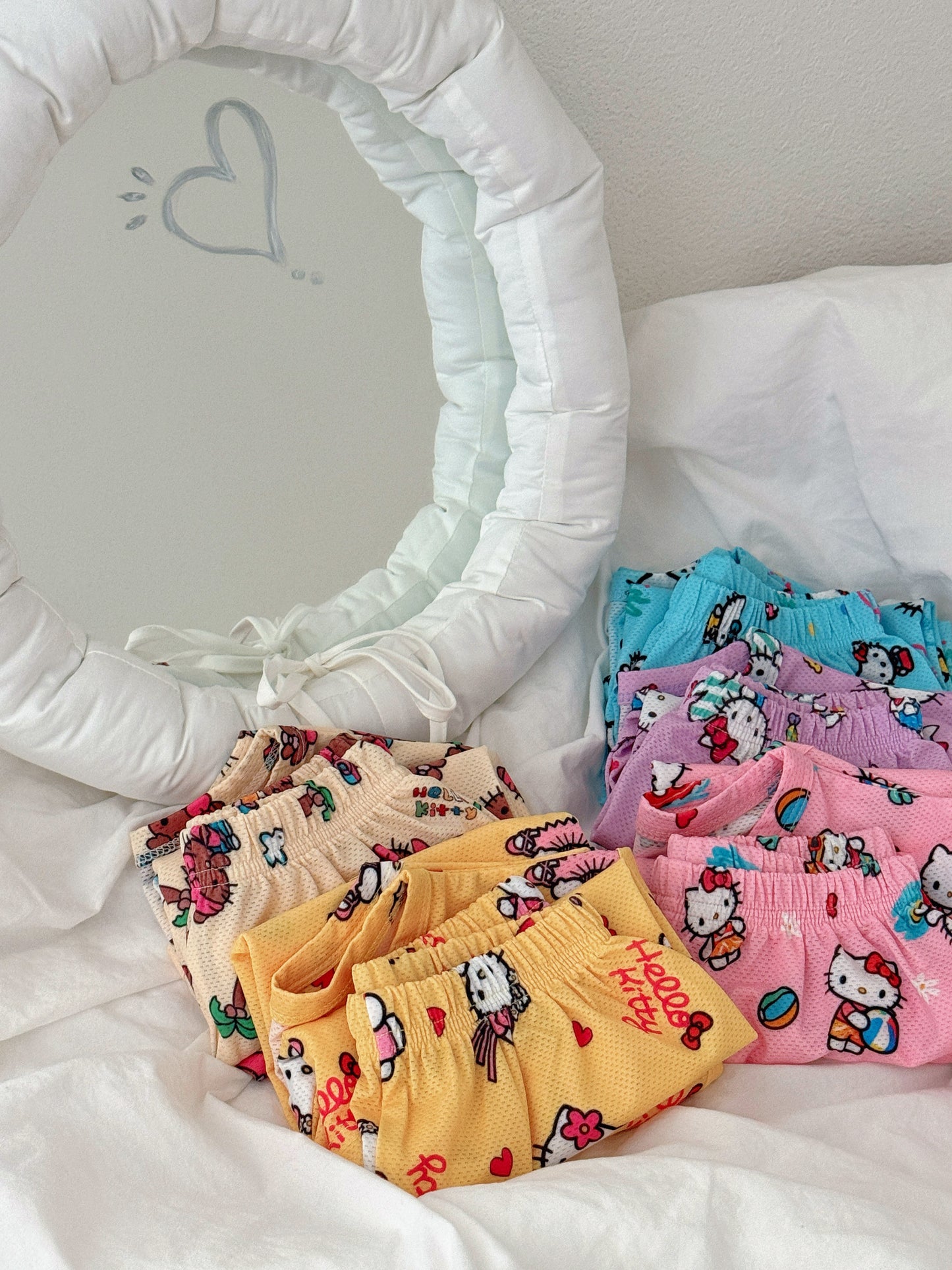 [FAMILY] Kitty Cool Mesh Pajamas