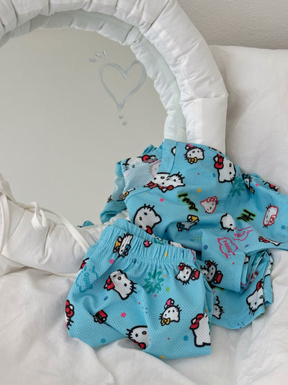 [FAMILY] Kitty Cool Mesh Pajamas